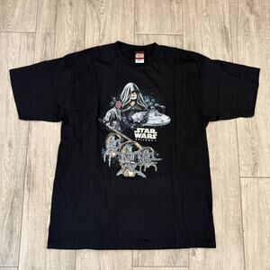 Vintage 1999 Star Wars Episode I Emperor Palpatine Darth Maul XL Black